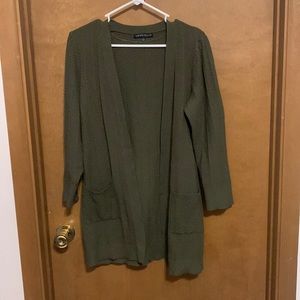 Love Ellie Green Tunic Cardigan